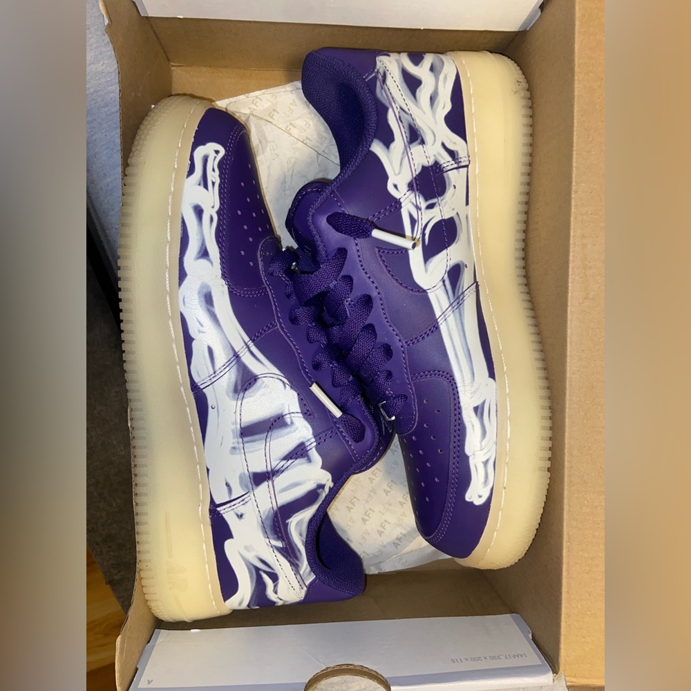 Nike air force 1 skeleton